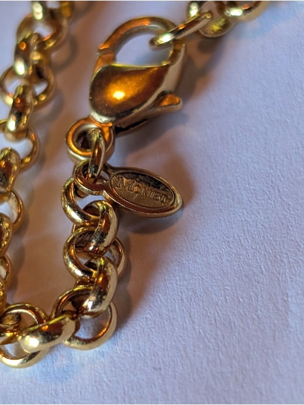 Monet Gold Woven Orb Pendant Necklace - Picture 6 of 6